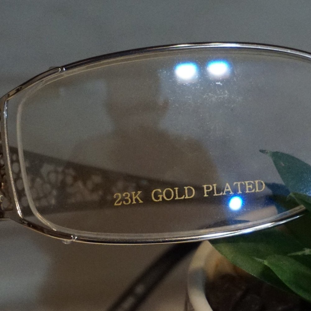 NEW PAUL VOSHERONT PV258 C2 Gold/SILVER  23KGP EYEGLASSES Frame - Picture 6 of 10